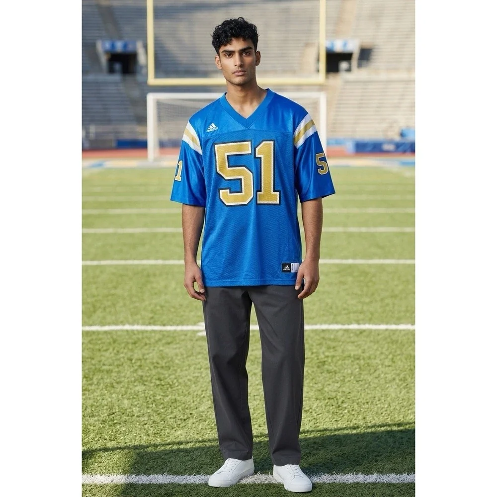 Adidas UCLA Bruins Football Jersey #51 Big 10 Mens Sz XL NCAA NFL NWOT